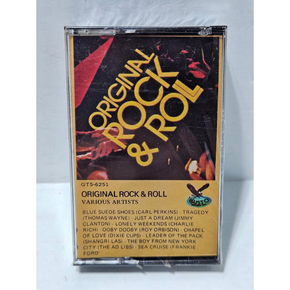 Original Rock & Roll Cassette Gusto Various Artists Sealed GT5-6251
